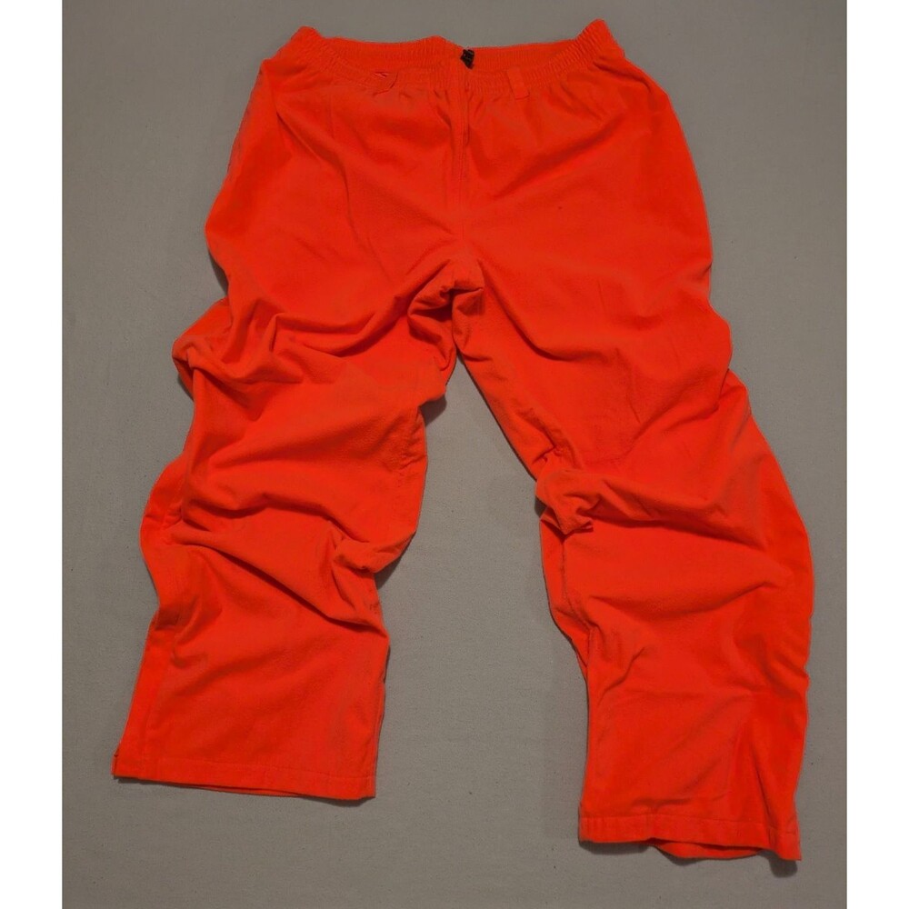 LL Bean Mens Blaze Orange Fleece Lined Hunting Pants XXLarge Tall